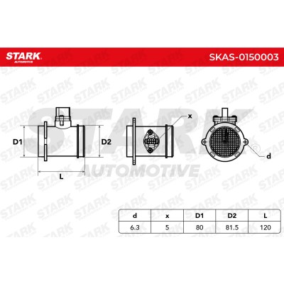 Air Mass Sensor Stark SKAS-0150003 SKAS-0150003 - photo 5