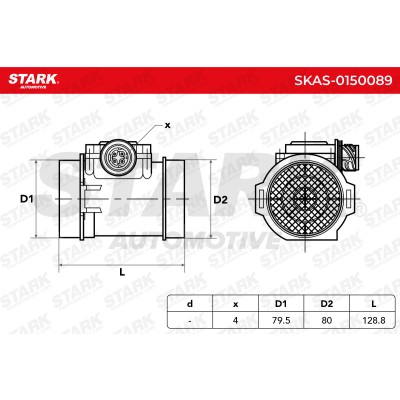 Air Mass Sensor Stark SKAS-0150089 SKAS-0150089 - photo 6