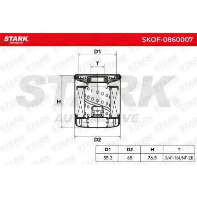 Oil Filter Stark SKOF-0860007 SKOF-0860007 - photo 6