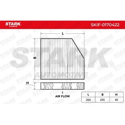 Cabin Air Filter Stark SKIF-0170422 SKIF-0170422 - photo 3