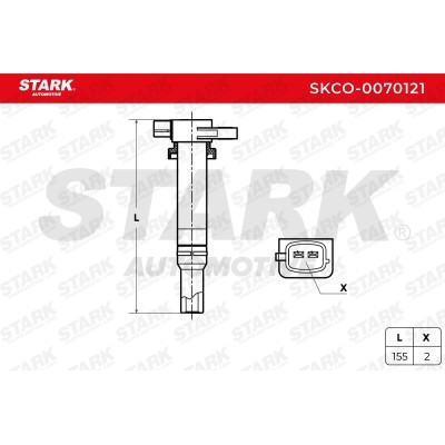 Ignition Coil Stark SKCO-0070121 SKCO-0070121 - photo 2