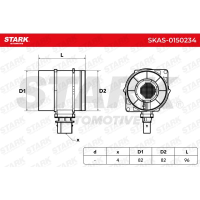 Air Mass Sensor Stark SKAS-0150234 SKAS-0150234 - photo 7