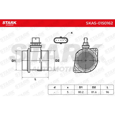 Air Mass Sensor Stark SKAS-0150162 SKAS-0150162 - photo 5