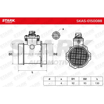 Air Mass Sensor Stark SKAS-0150088 SKAS-0150088 - photo 6