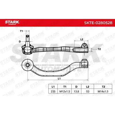 Tie Rod End Stark SKTE-0280528 SKTE-0280528 - photo 11