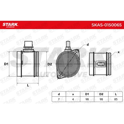 Air Mass Sensor Stark SKAS-0150065 SKAS-0150065 - photo 6