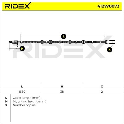 ABS Sensor RIDEX 412W0073 412W0073 - photo 3