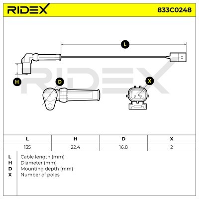 Crankshaft Pulse Sensor RIDEX 833C0248 833C0248 - photo 12