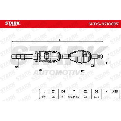 Drive Shaft Stark SKDS-0210087 SKDS-0210087 - photo 6