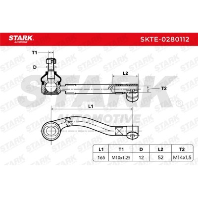 Tie Rod End Stark SKTE-0280112 SKTE-0280112 - photo 7