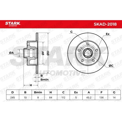 Brake Disc Stark SKAD-2018 SKAD-2018 - photo 5