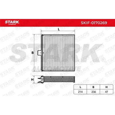 Cabin Air Filter Stark SKIF-0170269 SKIF-0170269 - photo 6
