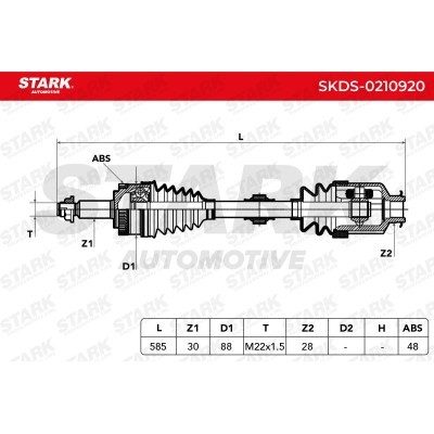 Drive Shaft Stark SKDS-0210920 SKDS-0210920 - photo 13