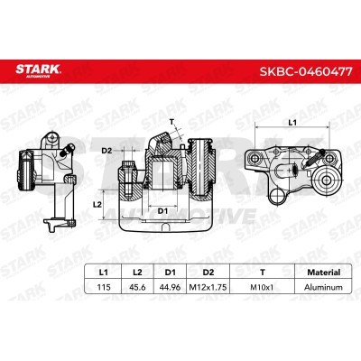 Brake Caliper Stark SKBC-0460477 SKBC-0460477 - photo 6