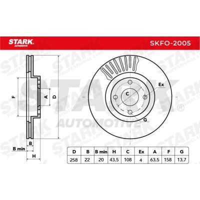 Brake Disc Stark SKFO-2005 SKFO-2005 - photo 8