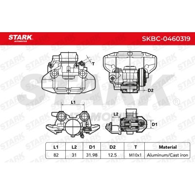 Brake Caliper Stark SKBC-0460319 SKBC-0460319 - photo 6