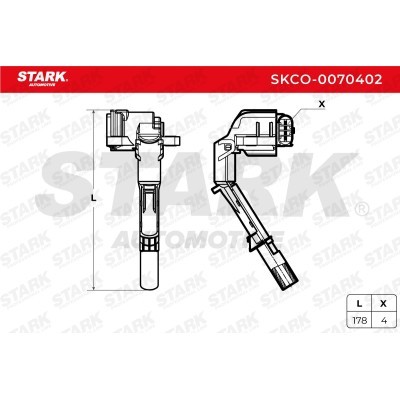 Ignition Coil Stark SKCO-0070402 SKCO-0070402 - photo 6