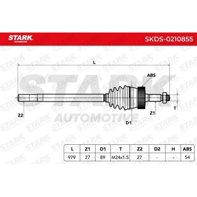 Drive Shaft Stark SKDS-0210855 SKDS-0210855 - photo 7