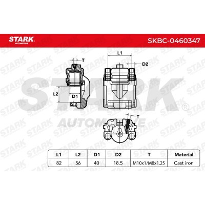 Brake Caliper Stark SKBC-0460347 SKBC-0460347 - photo 6