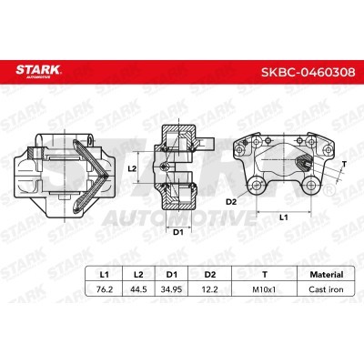 Brake Caliper Stark SKBC-0460308 SKBC-0460308 - photo 5