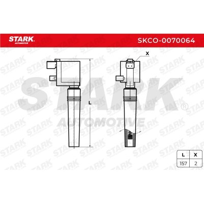 Ignition Coil Stark SKCO-0070064 SKCO-0070064 - photo 3