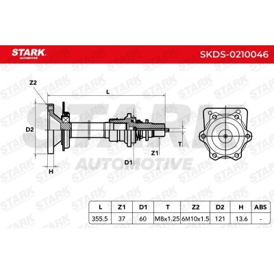 Drive Shaft Stark SKDS-0210046 SKDS-0210046 - photo 8