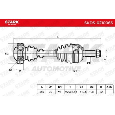 Drive Shaft Stark SKDS-0210065 SKDS-0210065 - photo 7