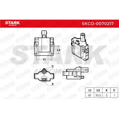 Ignition Coil Stark SKCO-0070217 SKCO-0070217 - photo 3