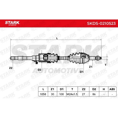 Drive Shaft Stark SKDS-0210523 SKDS-0210523 - photo 7