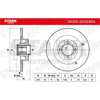 Brake Disc Stark SKBD-0022854 SKBD-0022854 - photo 4