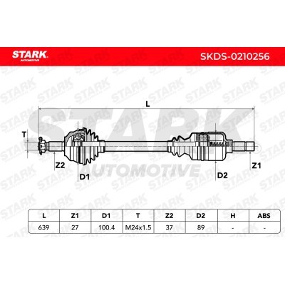Drive Shaft Stark SKDS-0210256 SKDS-0210256 - photo 5