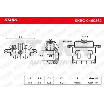 Brake Caliper Stark SKBC-0460562 SKBC-0460562 - photo 6