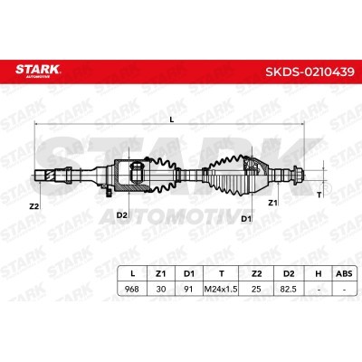 Drive Shaft Stark SKDS-0210439 SKDS-0210439 - photo 6