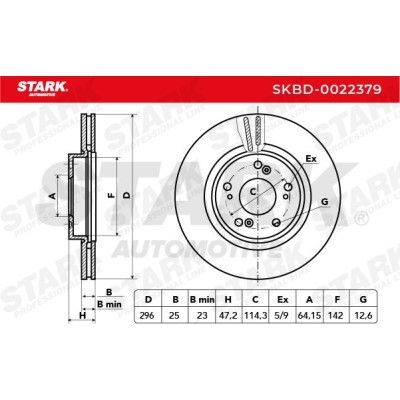 Brake Disc Stark SKBD-0022379 SKBD-0022379 - photo 5