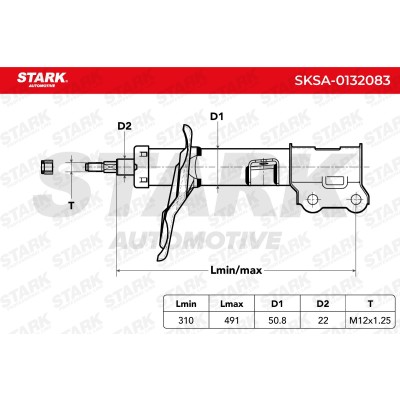 Shock Absorber Stark SKSA-0132083 SKSA-0132083 - photo 5