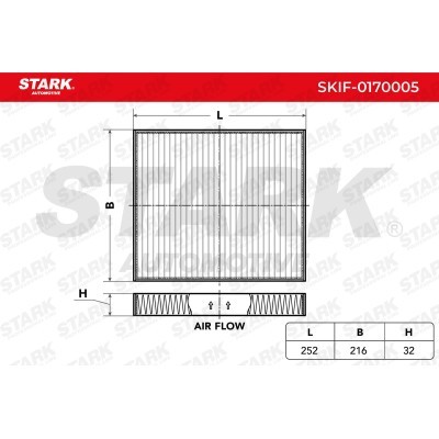 Cabin Air Filter Stark SKIF-0170005 SKIF-0170005 - photo 3