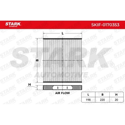 Cabin Air Filter Stark SKIF-0170353 SKIF-0170353 - photo 1