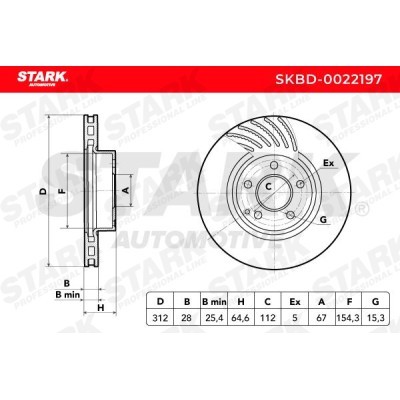 Brake Disc Stark SKBD-0022197 SKBD-0022197 - photo 5