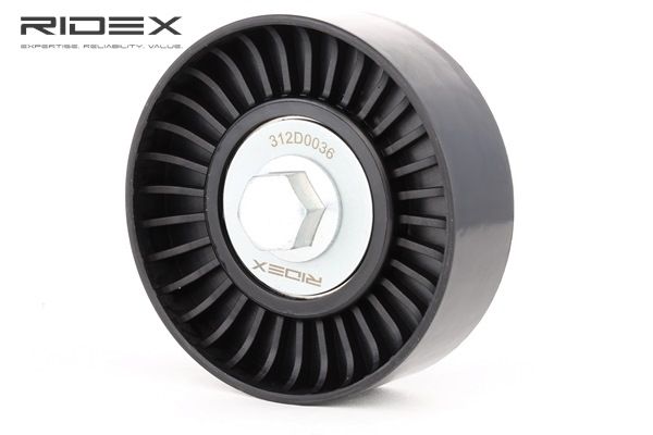 V-Ribbed Belt Deflection Guide Pulley RIDEX 312D0036 312D0036 - photo 1