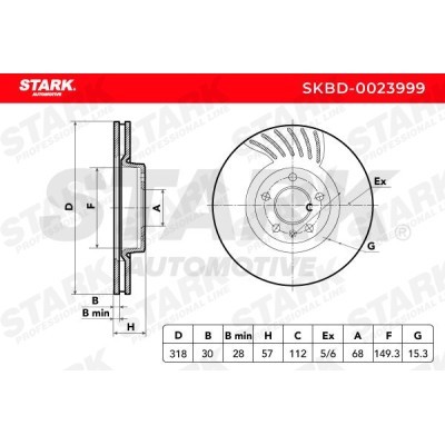 Brake Disc Stark SKBD-0023999 SKBD-0023999 - photo 6