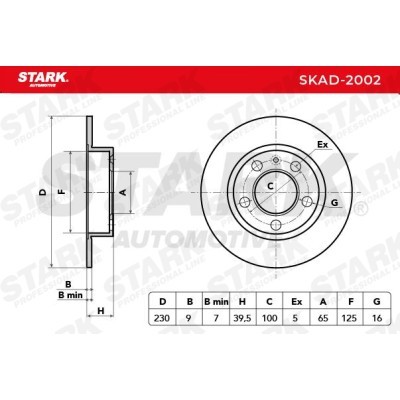 Brake Disc Stark SKAD-2002 SKAD-2002 - photo 8