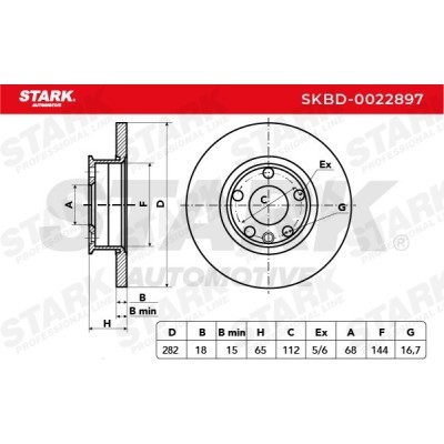 Brake Disc Stark SKBD-0022897 SKBD-0022897 - photo 4