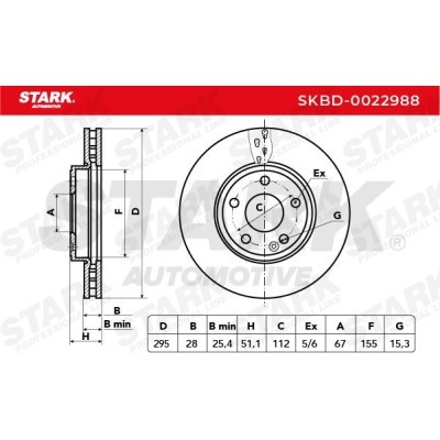 Brake Disc Stark SKBD-0022988 SKBD-0022988 - photo 4