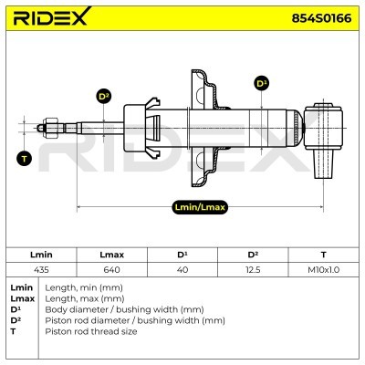 Shock Absorber RIDEX 854S0166 854S0166 - photo 11