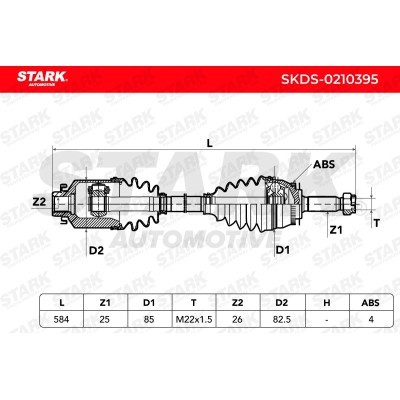 Drive Shaft Stark SKDS-0210395 SKDS-0210395 - photo 6