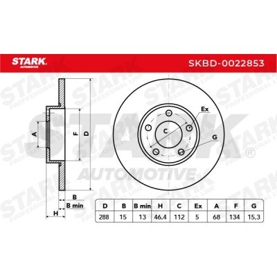Brake Disc Stark SKBD-0022853 SKBD-0022853 - photo 5