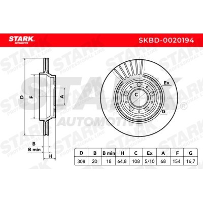 Brake Disc Stark SKBD-0020194 SKBD-0020194 - photo 5