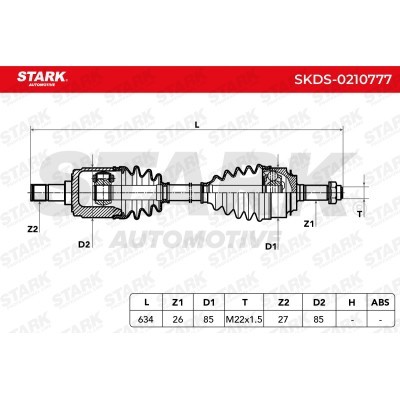 Drive Shaft Stark SKDS-0210777 SKDS-0210777 - photo 6