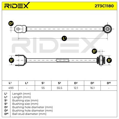 Control Arm RIDEX 273C1180 273C1180 - photo 5