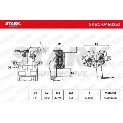 Brake Caliper Stark SKBC-0460252 SKBC-0460252 - photo 6